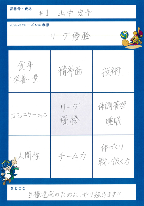 個人目標