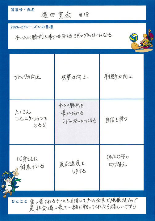 個人目標